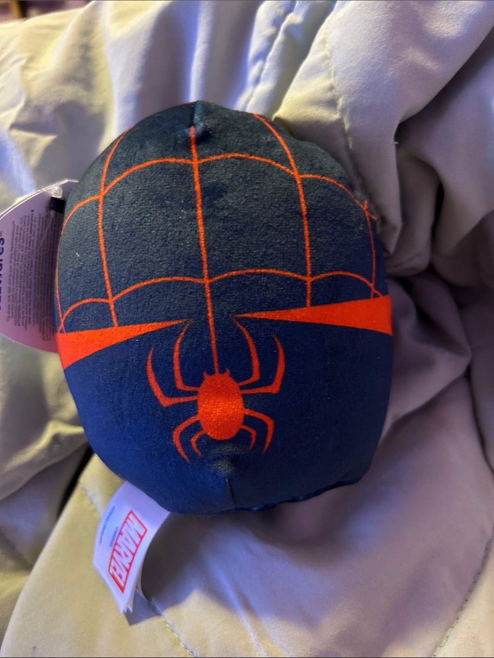 Marvel Miles Morales Plush Squishmallow - Black, Red & White - Picture 4 of 7